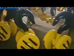 ডাবল সাইডেড হুক স্ট্রিং ব্লক অ্যান্টি-স্ট্যাটিক পোর্টেবল স্টিল লিফটিং ইলেকট্রিক লিফট পলি ব্লক